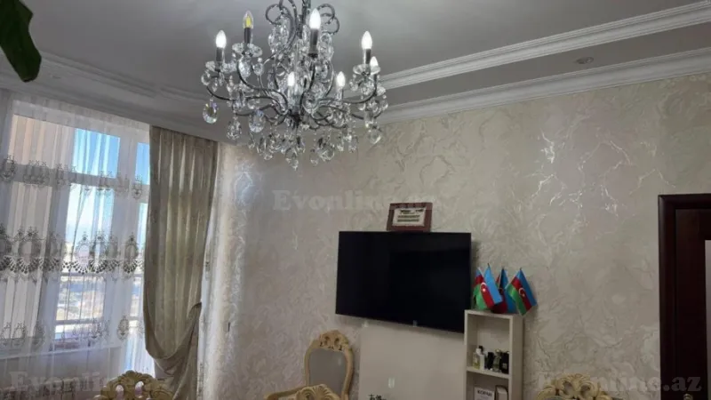 Satılır 3 otaqlı Mənzil Yeni tikili 98 m² Nizami r. - şəkil 2