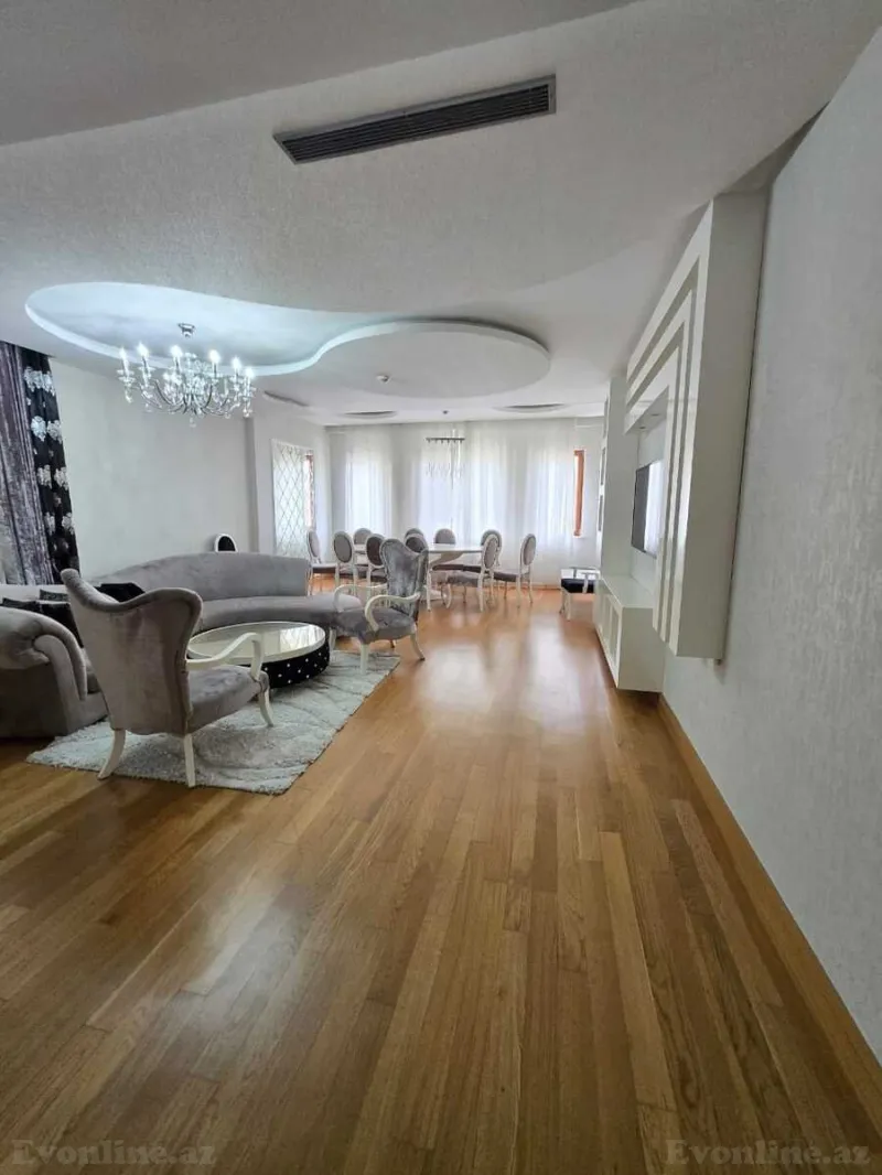 Kirayə verilir 5 otaqlı Mənzil Yeni tikili 265 m² Nərimanov r. - şəkil 3