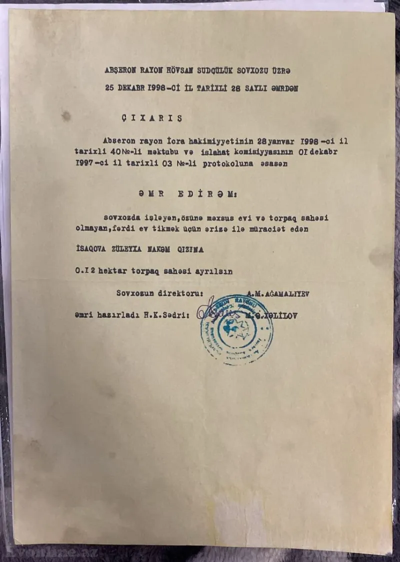 Satılır Torpaq 9 sot Binə - şəkil 8