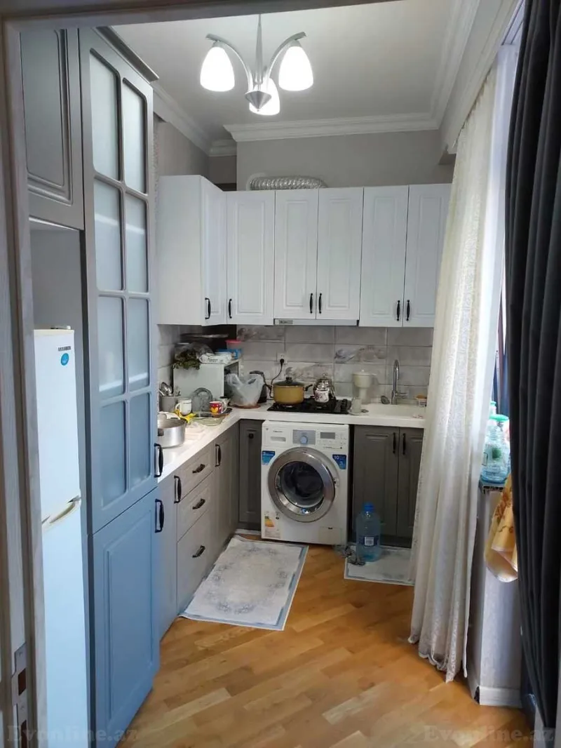 Satılır 3 otaqlı Mənzil Yeni tikili 65 m² Qara Qarayev m. - şəkil 4