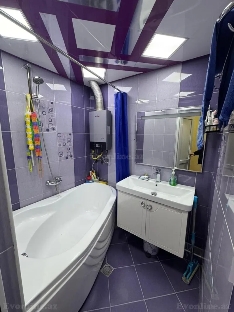 Satılır 4 otaqlı Mənzil Yeni tikili 100 m² Həzi Aslanov m. - şəkil 13