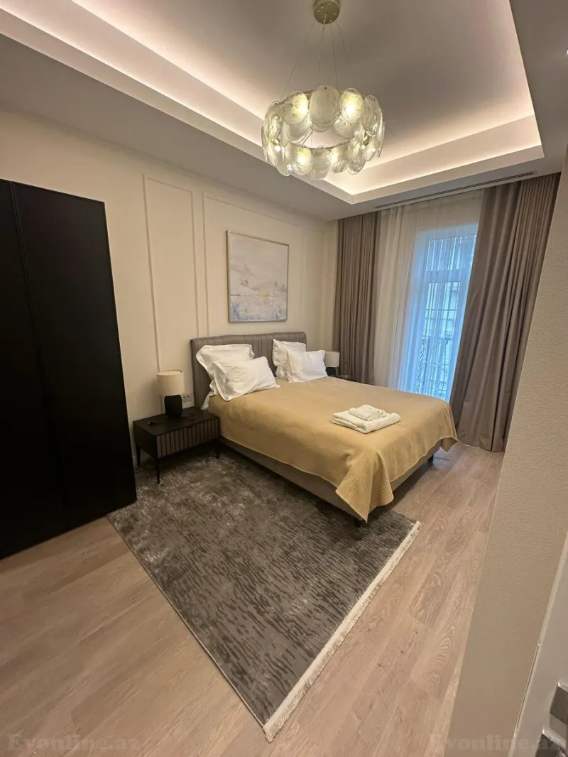 Kirayə verilir 2 otaqlı Mənzil Yeni tikili 105 m² Xətai r. - şəkil 2