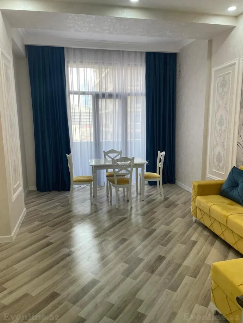 Kirayə verilir 2 otaqlı Mənzil Yeni tikili 76 m² Nəsimi r. - şəkil 3