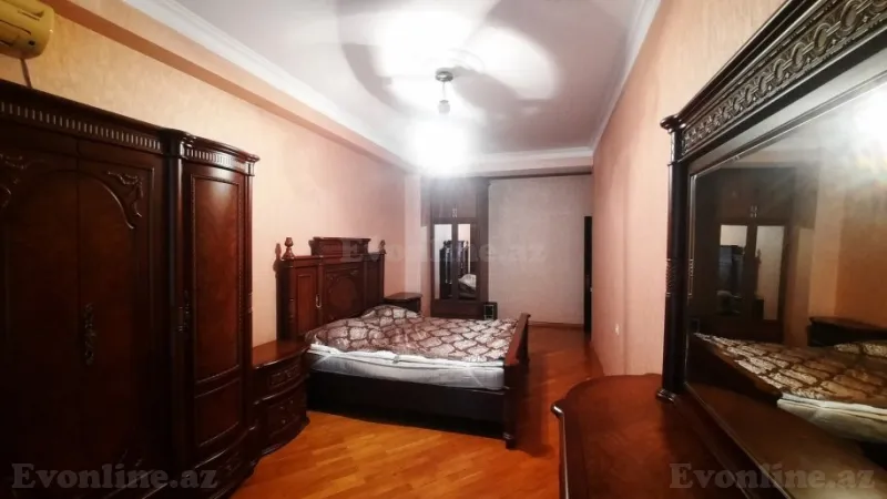 Kirayə verilir 3 otaqlı Mənzil Yeni tikili 160 m² Nərimanov r. - şəkil 13