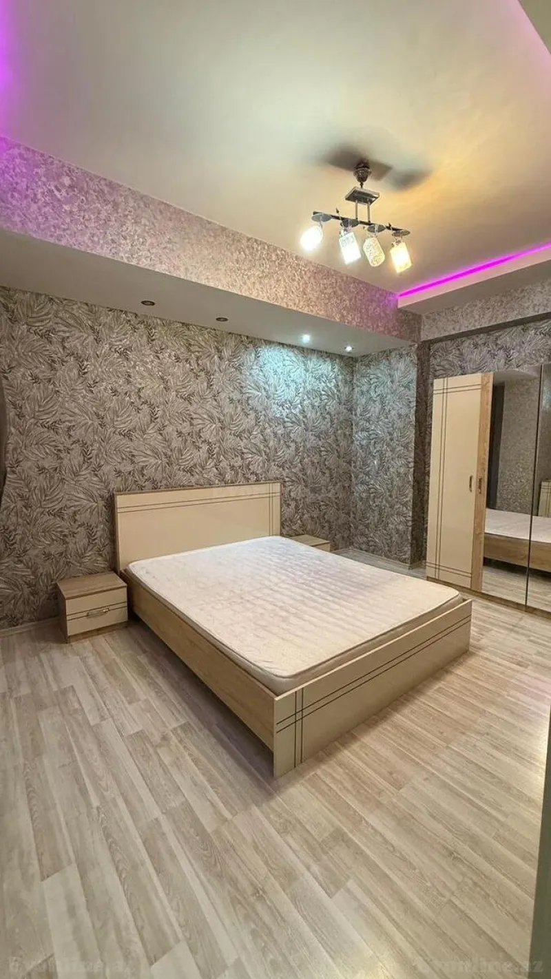 Kirayə verilir 2 otaqlı Mənzil Yeni tikili 90 m² Qara Qarayev m. - şəkil 2