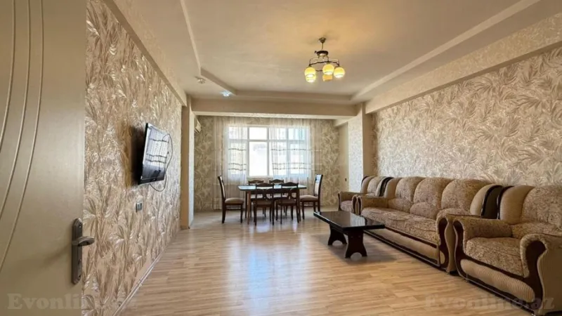 Kirayə verilir 2 otaqlı Mənzil Yeni tikili 90 m² Qara Qarayev m. - şəkil 3