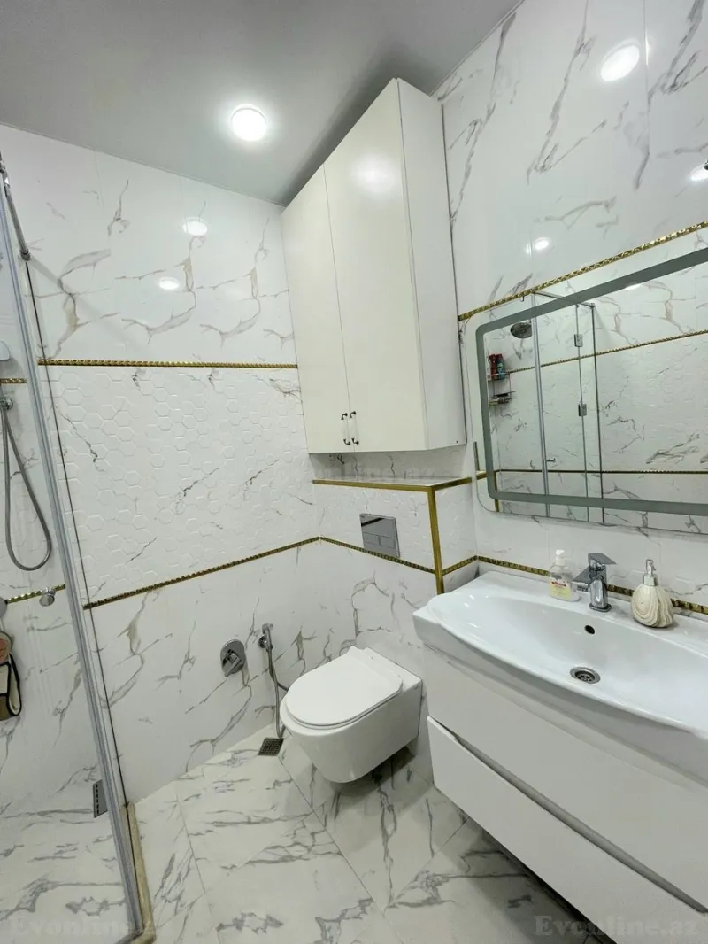 Satılır 2 otaqlı Mənzil Yeni tikili 101 m² Elmlər Akademiyası m. - şəkil 9