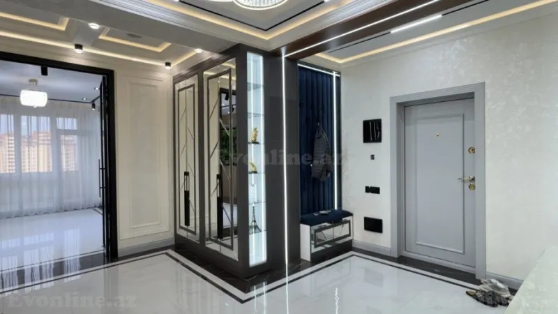 Satılır 4 otaqlı Mənzil Yeni tikili 186 m² Qara Qarayev m. - şəkil 16