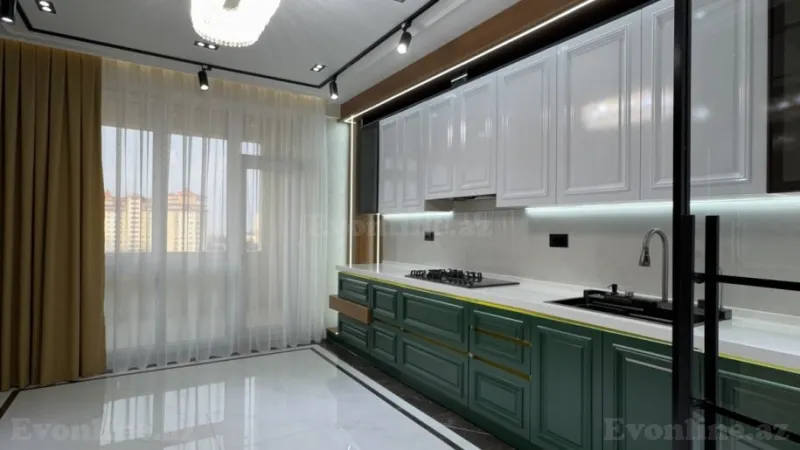 Satılır 4 otaqlı Mənzil Yeni tikili 186 m² Qara Qarayev m. - şəkil 22