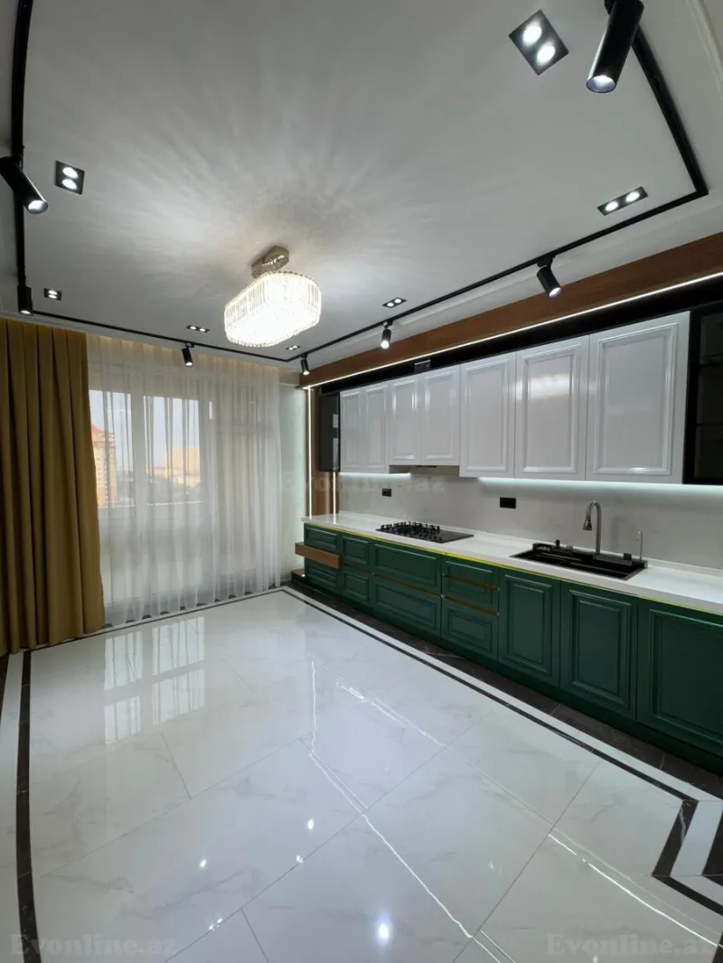 Satılır 4 otaqlı Mənzil Yeni tikili 186 m² Qara Qarayev m. - şəkil 9