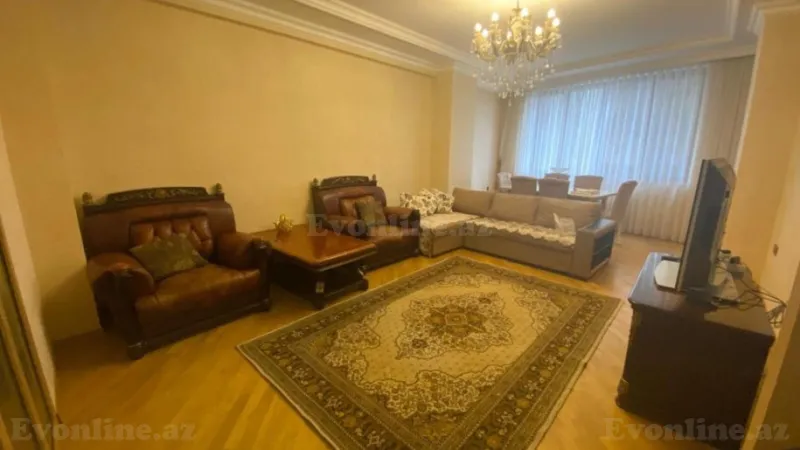 Kirayə verilir 3 otaqlı Mənzil Yeni tikili 130 m² Nizami m. - şəkil 2
