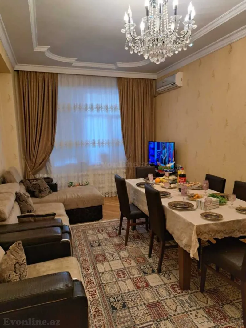 Satılır 3 otaqlı Mənzil Yeni tikili 88 m² Həzi Aslanov - şəkil 2