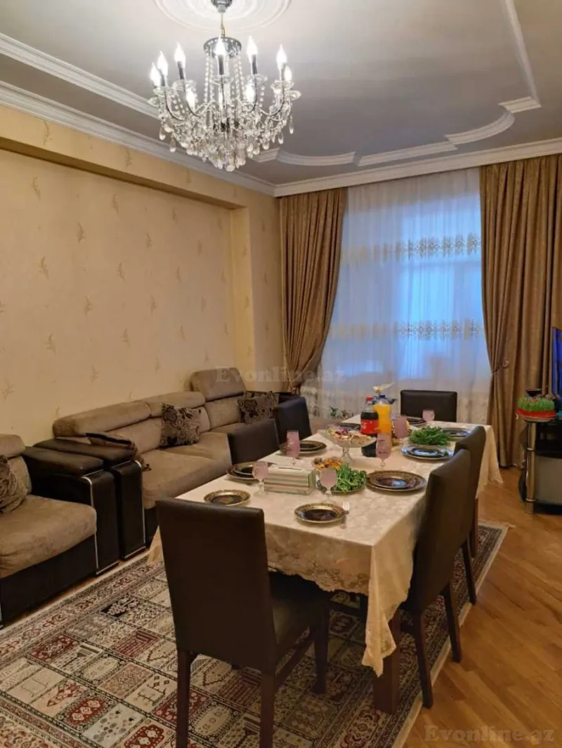Satılır 3 otaqlı Mənzil Yeni tikili 88 m² Həzi Aslanov - şəkil 3