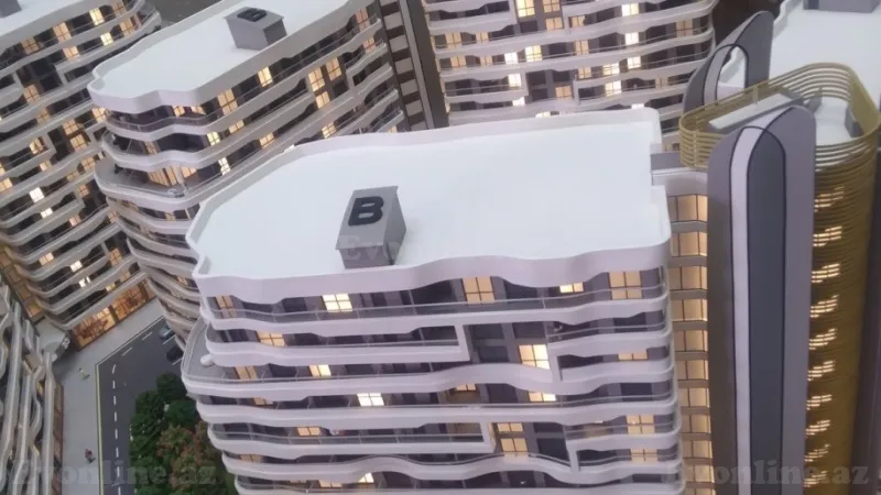 Satılır 1 otaqlı Mənzil Yeni tikili 50.4 m² Sabunçu r. - şəkil 3