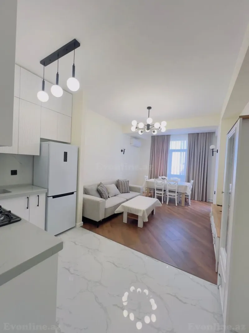 Kirayə verilir 3 otaqlı Mənzil Yeni tikili 80 m² Nəsimi r. - şəkil 6