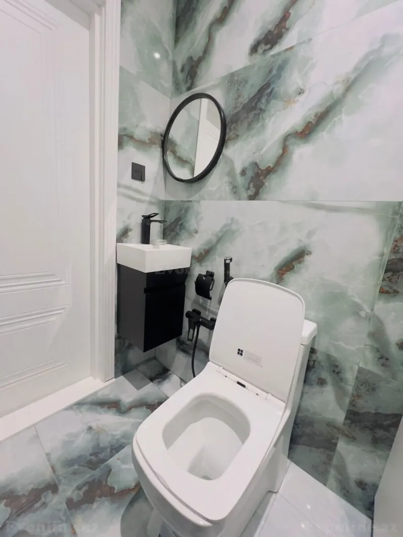 Kirayə verilir 3 otaqlı Mənzil Yeni tikili 80 m² Nəsimi r. - şəkil 14