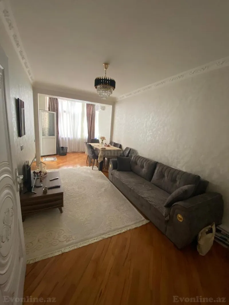 Kirayə verilir 2 otaqlı Mənzil Yeni tikili 50 m² İnşaatçılar m. - şəkil 3