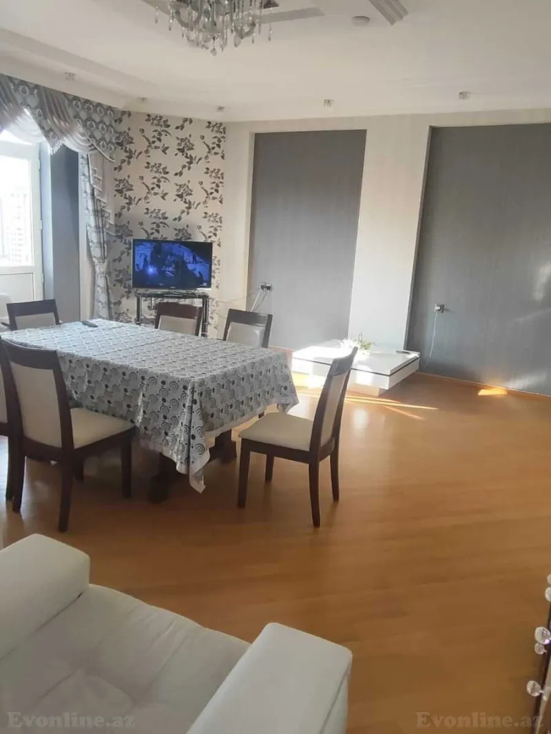 Kirayə verilir 3 otaqlı Mənzil Yeni tikili 135 m² Nəsimi r. - şəkil 4