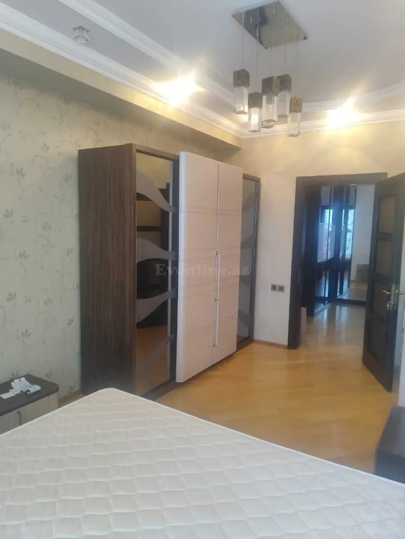 Kirayə verilir 3 otaqlı Mənzil Yeni tikili 135 m² Nəsimi r. - şəkil 8
