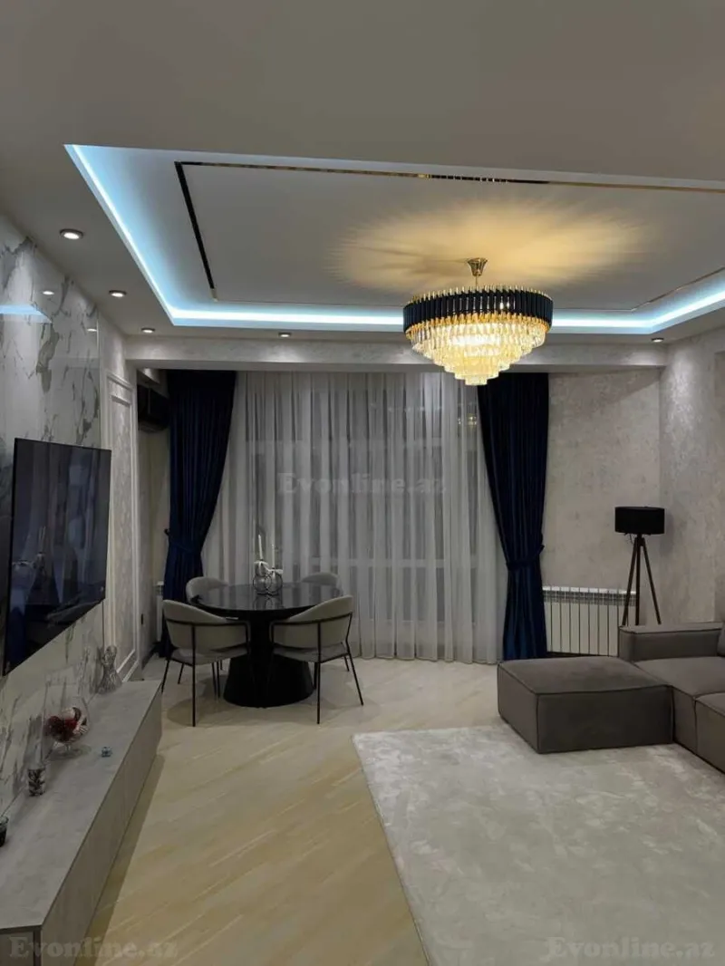 Kirayə verilir 2 otaqlı Mənzil Yeni tikili 90 m² Sahil m. - şəkil 3