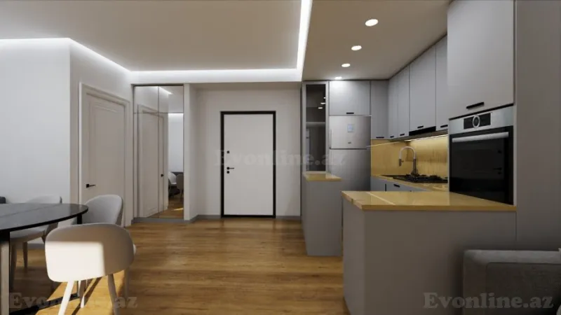 Kirayə verilir 2 otaqlı Mənzil Yeni tikili 60 m² Nizami m. - şəkil 2