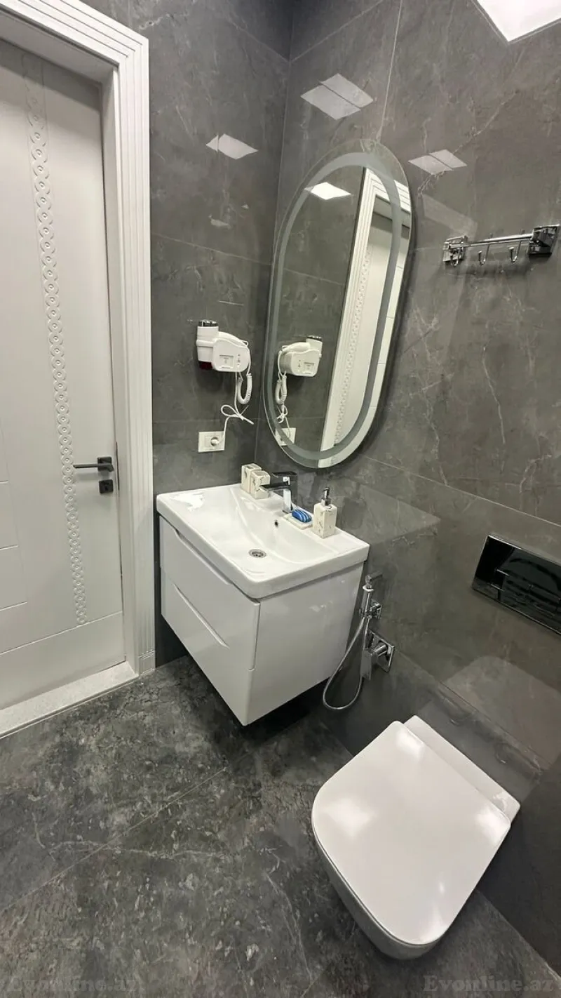 Kirayə verilir 2 otaqlı Mənzil Yeni tikili 80 m² Gənclik m. - şəkil 8