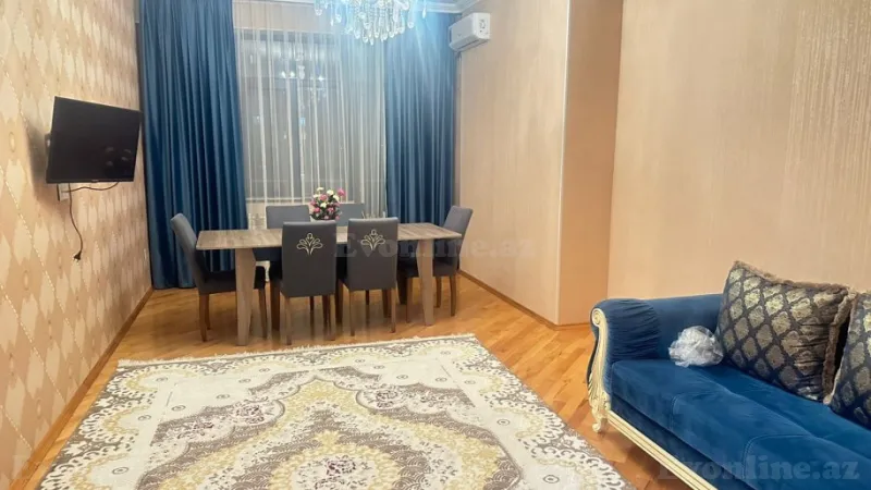 Kirayə verilir 2 otaqlı Mənzil Yeni tikili 90 m² Nizami r.