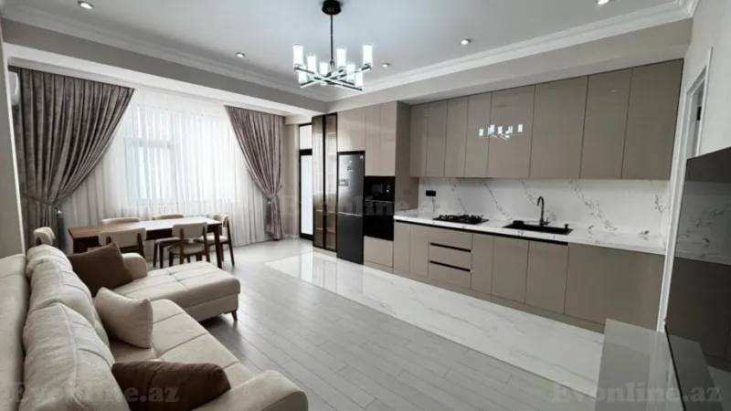 Kirayə verilir 3 otaqlı Mənzil Yeni tikili 95 m² Qara Qarayev m. - şəkil 5