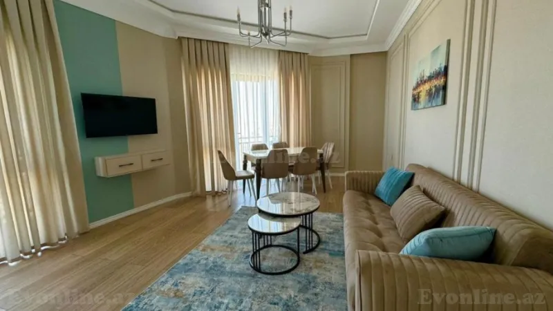 Kirayə verilir 3 otaqlı Mənzil Yeni tikili 100 m² Xətai m. - şəkil 2