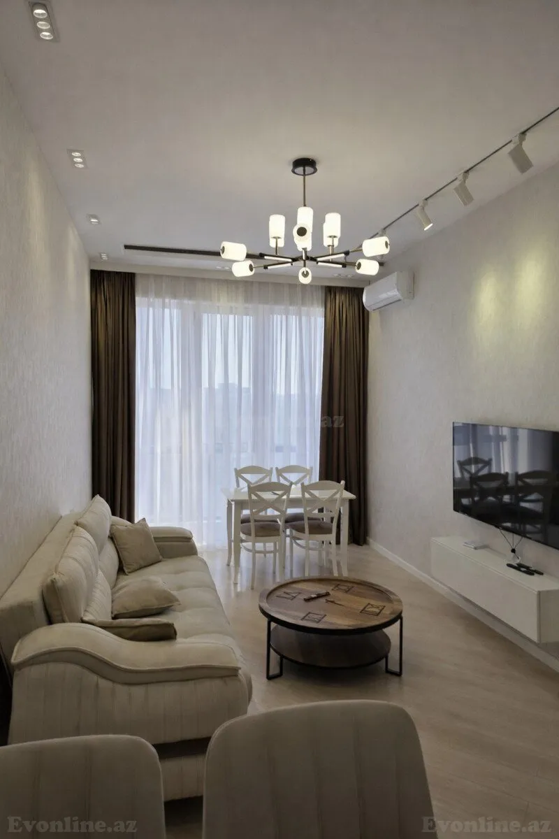 Kirayə verilir 2 otaqlı Mənzil Yeni tikili 60 m² Nəsimi r.