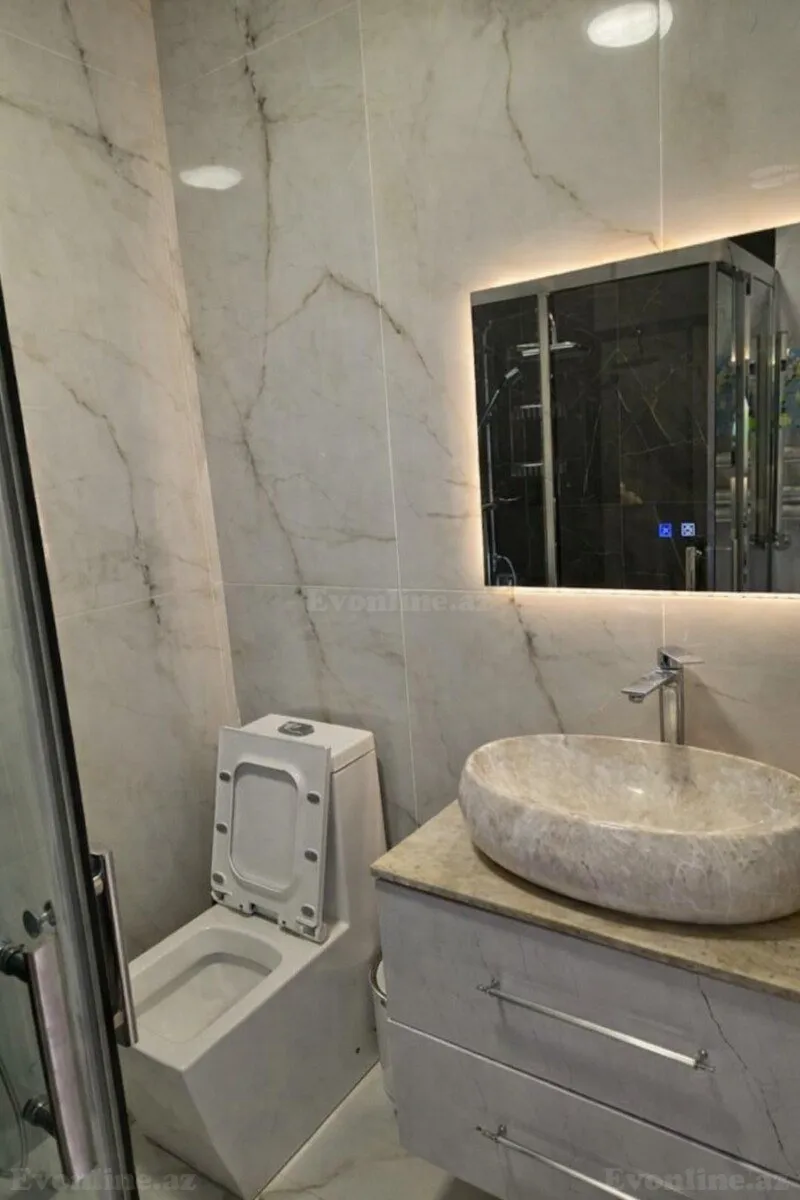 Kirayə verilir 2 otaqlı Mənzil Yeni tikili 60 m² Nəsimi r. - şəkil 5