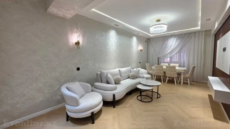 Satılır 2 otaqlı Mənzil Yeni tikili 90 m² Həzi Aslanov m. - şəkil 2