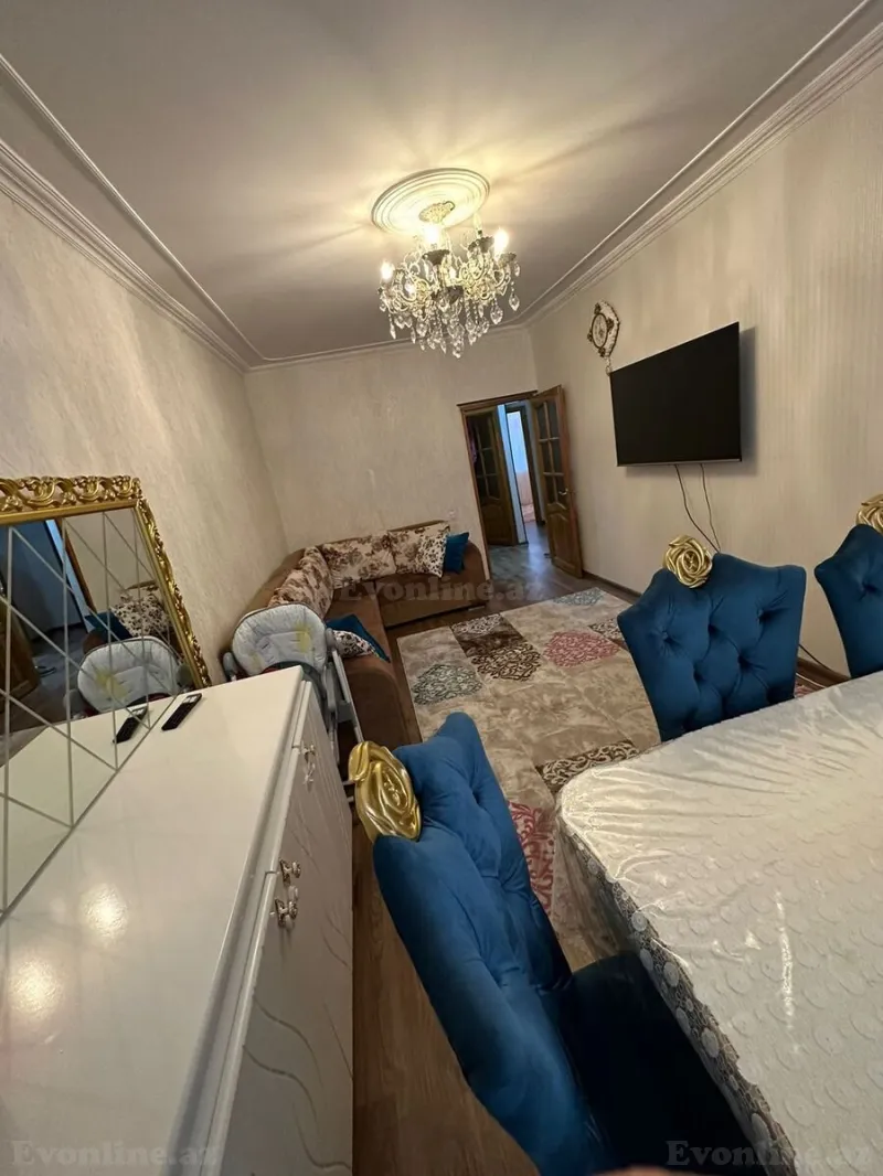 Kirayə verilir 3 otaqlı Mənzil Köhnə tikili 80 m² Həzi Aslanov m. - şəkil 2