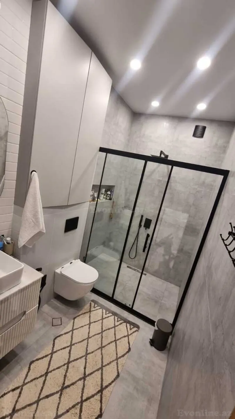 Kirayə verilir 4 otaqlı Mənzil Yeni tikili 130 m² Nəsimi r. - şəkil 5