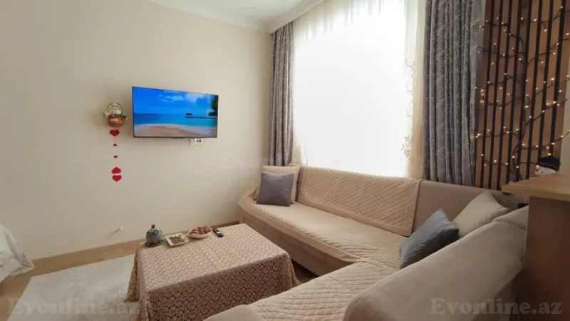 Satılır 1 otaqlı Mənzil Yeni tikili 44 m² Həzi Aslanov - şəkil 2