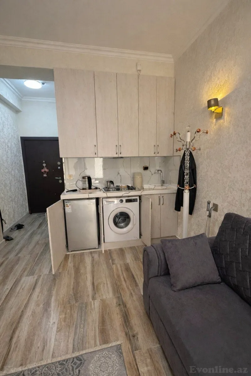 Kirayə verilir 1 otaqlı Mənzil Yeni tikili 30 m² Nəsimi r. - şəkil 5
