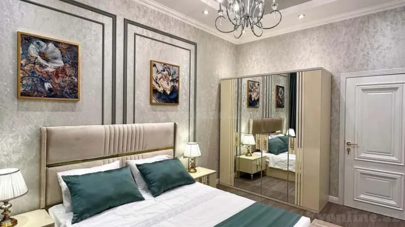 Kirayə verilir 2 otaqlı Mənzil Yeni tikili 60 m² Dərnəgül m. - şəkil 2