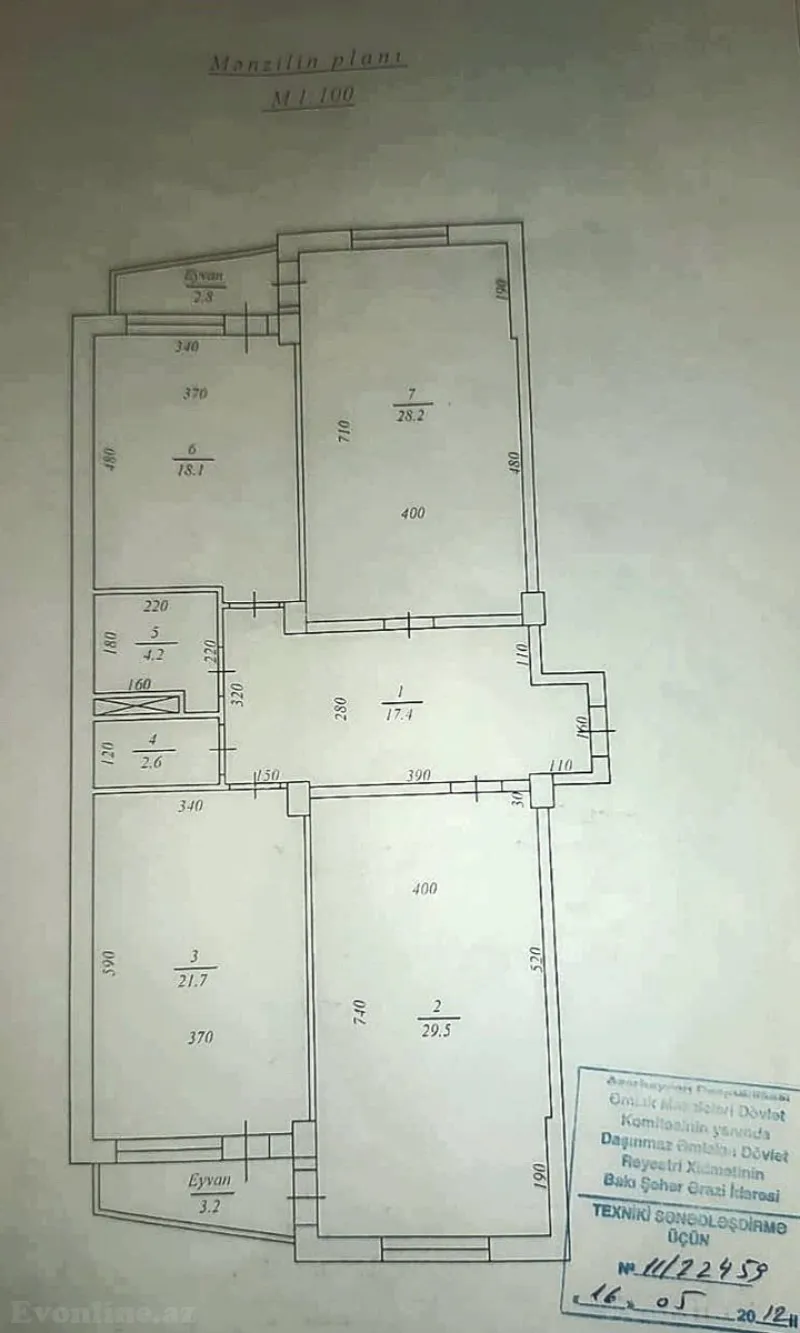 Satılır 3 otaqlı Mənzil Yeni tikili 135 m² 8-ci kilometr - şəkil 14