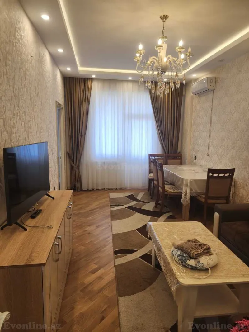 Kirayə verilir 2 otaqlı Mənzil Yeni tikili 70 m² Neftçilər m. - şəkil 2