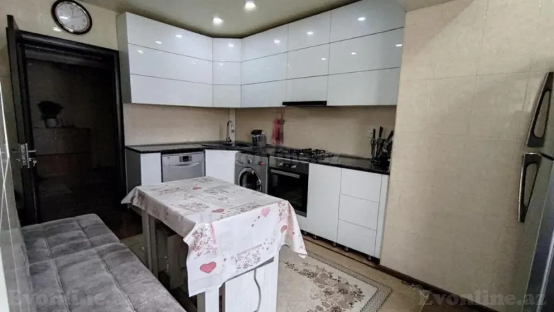 Satılır 4 otaqlı Mənzil Yeni tikili 100 m² Xətai r. - şəkil 4