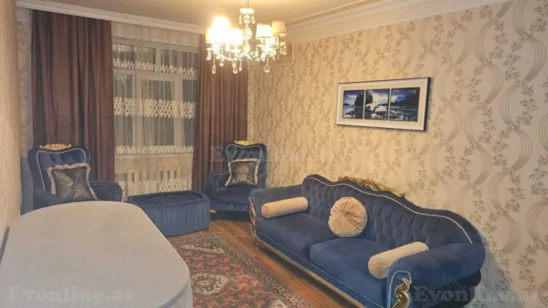 Bakı, Xətai r., Həzi Aslanov m.da 4 otaqlı mənzil kirayə verilir