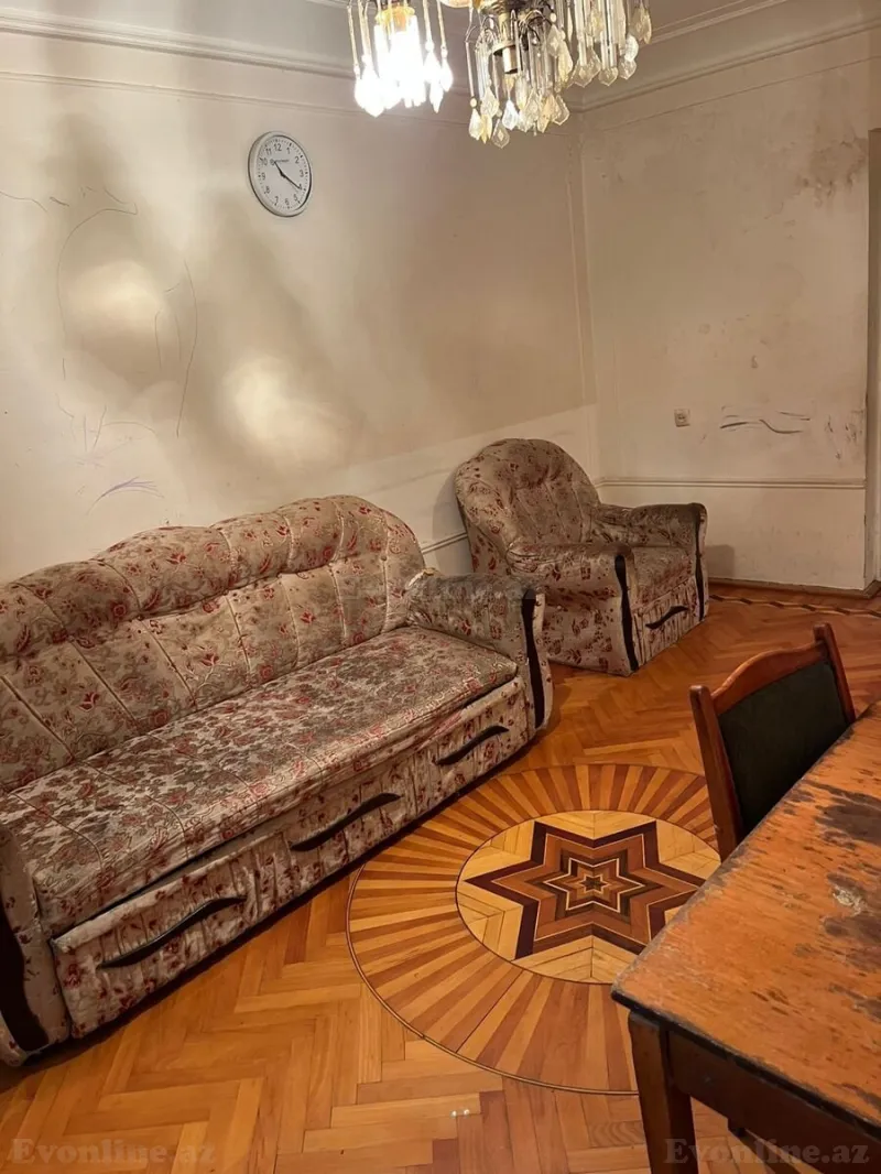 Kirayə verilir 2 otaqlı Mənzil Köhnə tikili 60 m² Neftçilər m. - şəkil 2