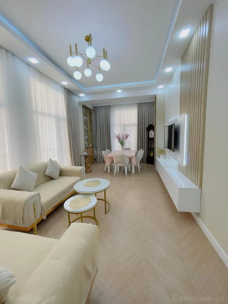 Satılır 4 otaqlı Mənzil Yeni tikili 127 m² Nəriman Nərimanov m. - şəkil 2