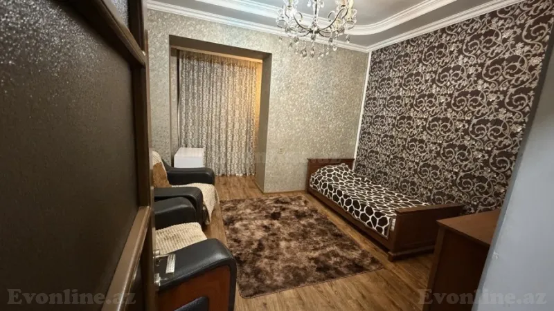 Kirayə verilir 4 otaqlı Mənzil Köhnə tikili 85 m² Nəsimi r. - şəkil 3