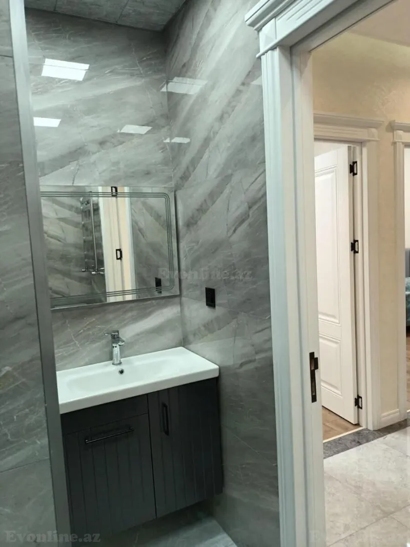 Kirayə verilir 2 otaqlı Mənzil Yeni tikili 80 m² Xətai m. - şəkil 3