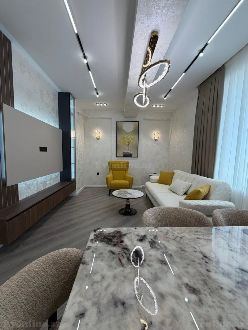 Satılır 3 otaqlı Mənzil Yeni tikili 91 m² Həzi Aslanov m. - şəkil 4