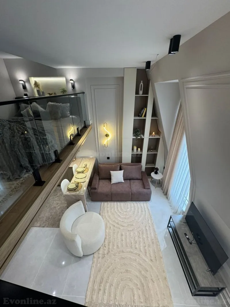 Kirayə verilir 1 otaqlı Mənzil Yeni tikili 55 m² Xətai r. - şəkil 4