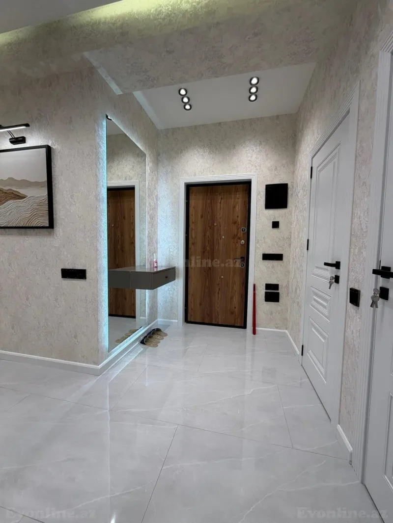 Satılır 3 otaqlı Mənzil Yeni tikili 91 m² Həzi Aslanov m. - şəkil 2