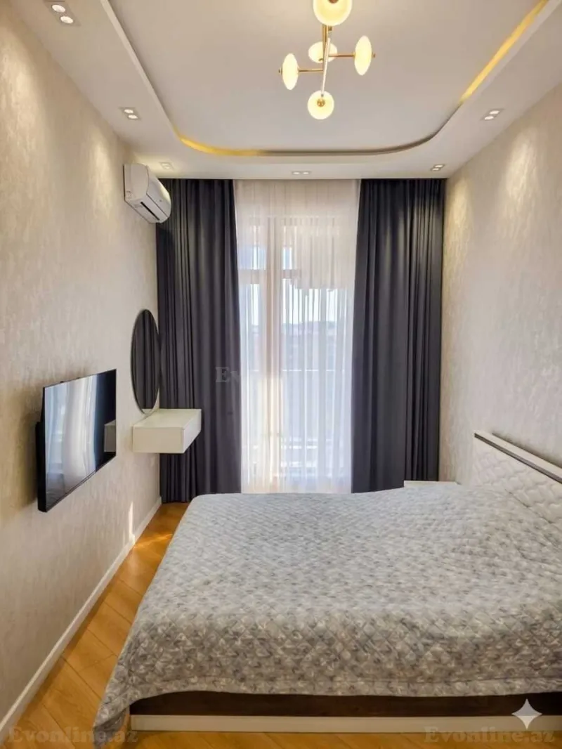 Kirayə verilir 2 otaqlı Mənzil Yeni tikili 60 m² Gənclik m. - şəkil 2