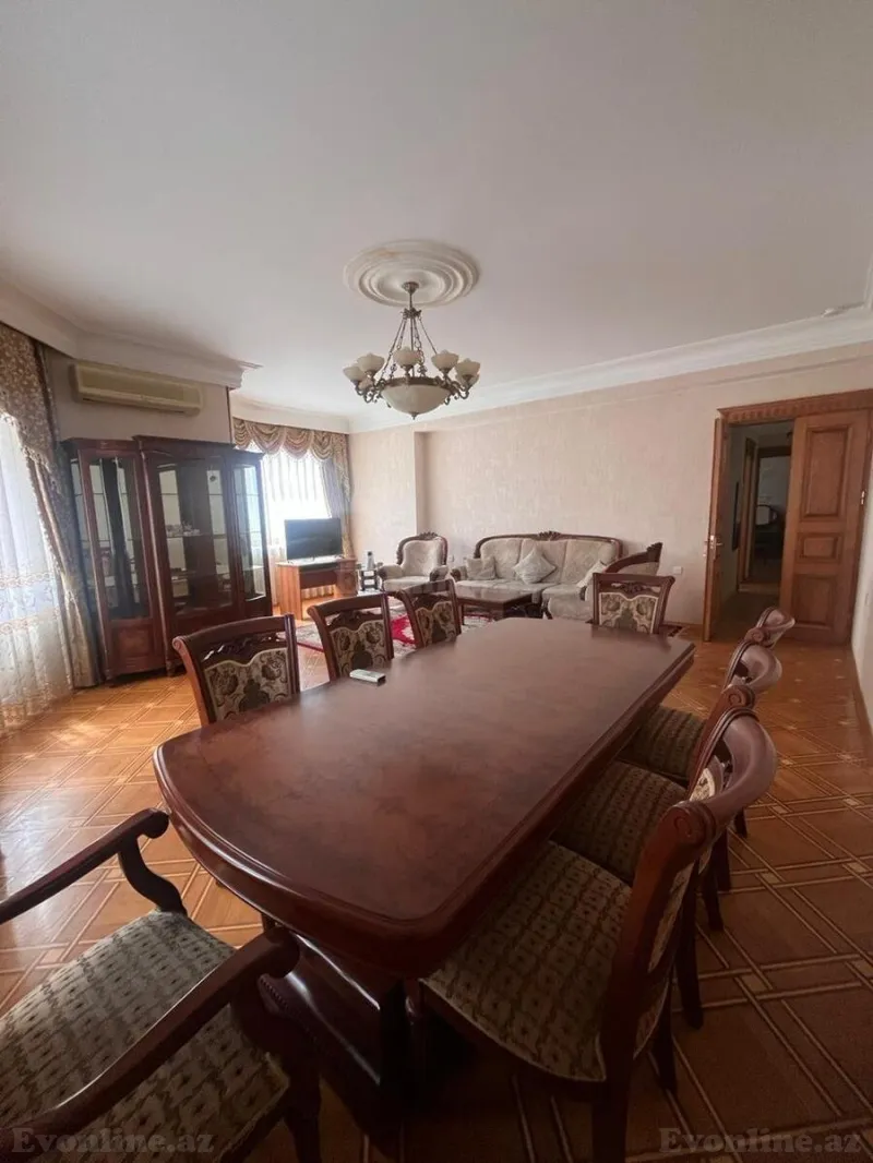 Kirayə verilir 3 otaqlı Mənzil Yeni tikili 170 m² Nəsimi r. - şəkil 3